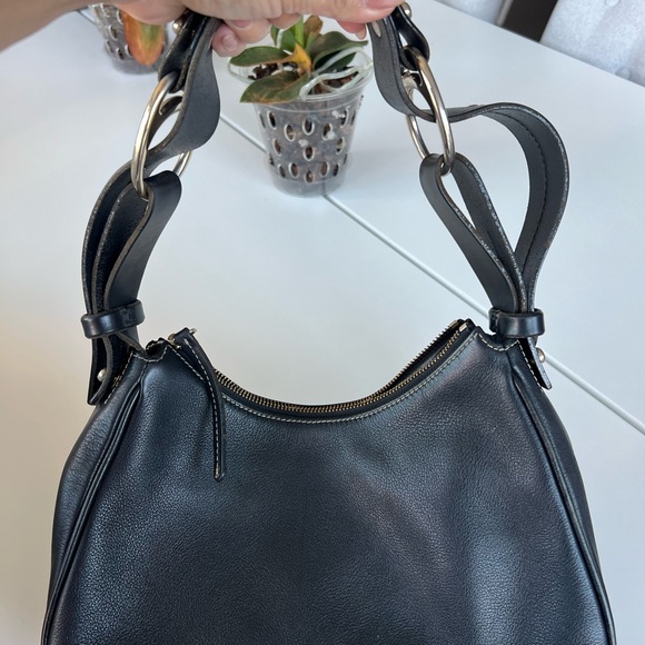 Dooney & Bourke Black Leather Handbag - Picture 4 of 5